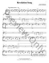 Revelation Song piano sheet music cover